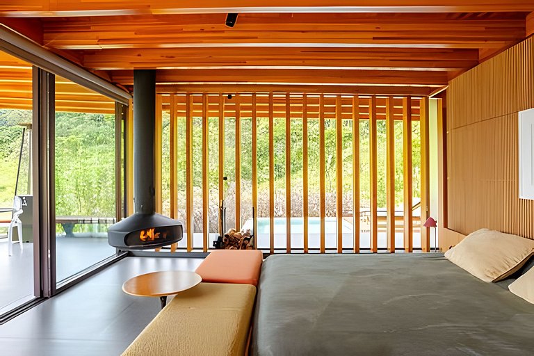 Bangalô Secreto 2 | Jacuzzi privativa, churrasqueira com vis