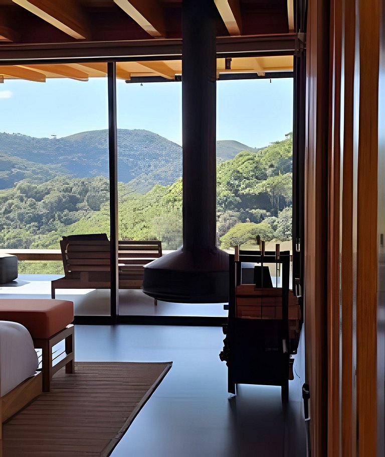 Bangalô Secreto 1 | Jacuzzi, churrasqueira e lago