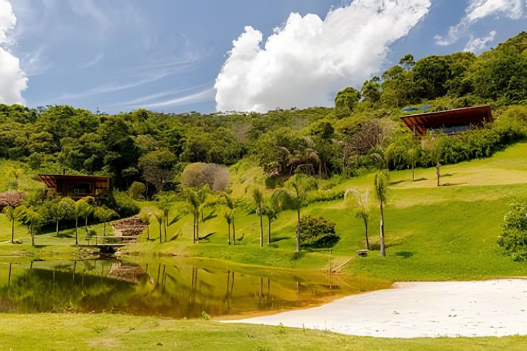 Bangalô Secreto 1 | Jacuzzi, churrasqueira e lago