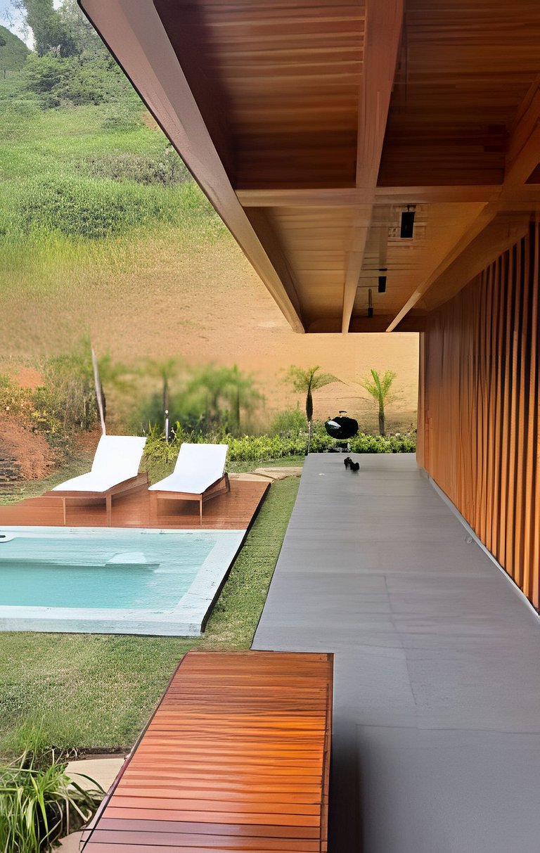 Bangalô Secreto 1 | Jacuzzi, churrasqueira e lago