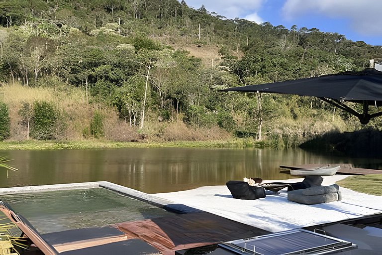 Bangalô Secreto 3 | Lago particular, jacuzzi, sauna e beach