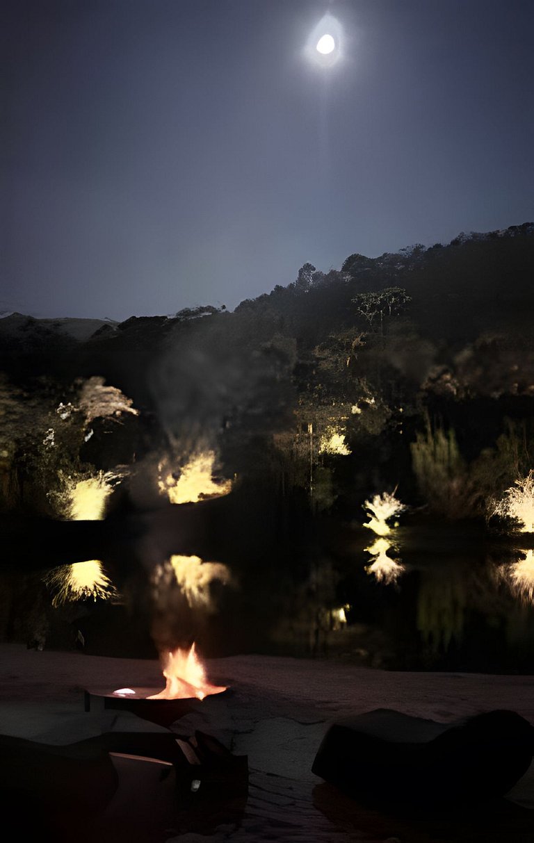 Bangalô Secreto 3 | Lago particular, jacuzzi, sauna e beach