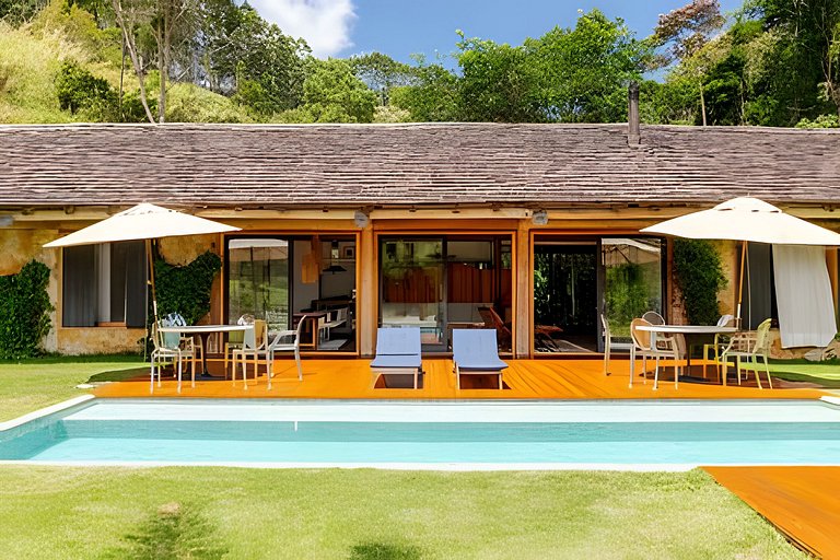 Secreto Cocheira | Piscina, jacuzzi e lago @secretobangalos