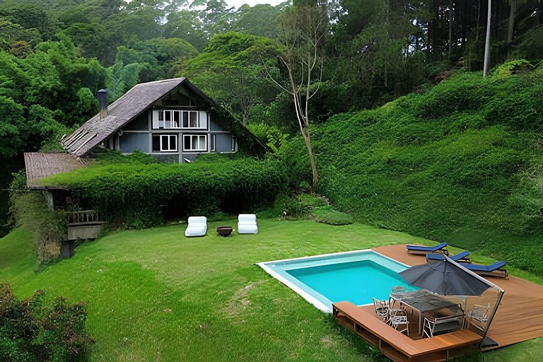 Secreto Fazenda c/ piscina, ofurô, sauna e cavalos @secretob