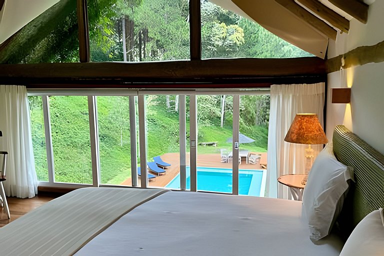 Secreto Fazenda c/ piscina, ofurô, sauna e cavalos @secretob