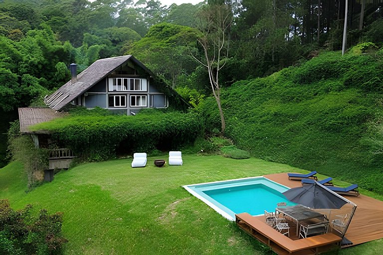 Secreto Fazenda c/ piscina, ofurô, sauna e cavalos @secretob
