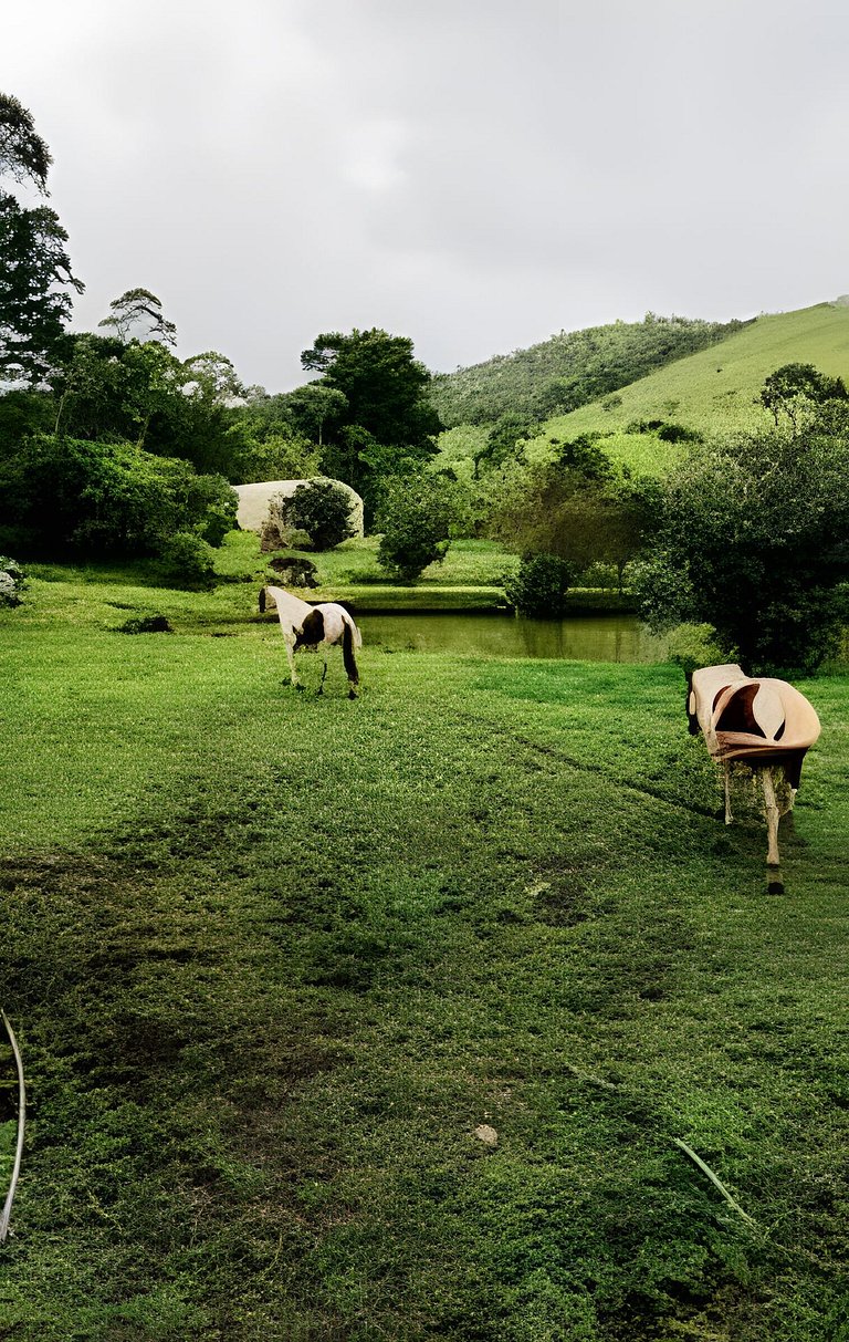 Secreto Fazenda c/ piscina, ofurô, sauna e cavalos @secretob