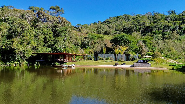 Bangalô Secreto 3 | Lago particular, jacuzzi, sauna e beach