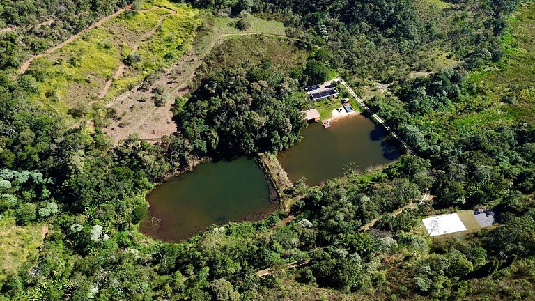 Bangalô Secreto 3 | Lago particular, jacuzzi, sauna e beach