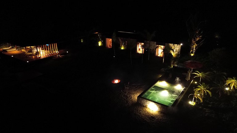 Bangalô Secreto 3 | Lago particular, jacuzzi, sauna e beach