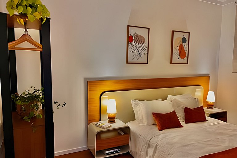 Living Sunset | Apt recém mobiliado | Próximo ao Rio Centro