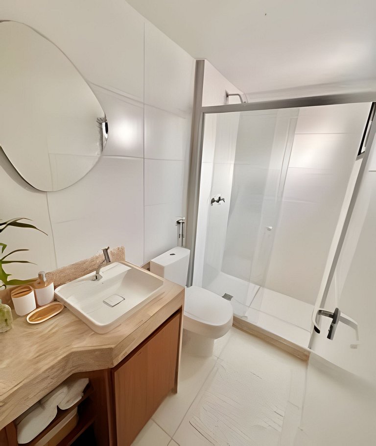 Living Sunset | Apt recém mobiliado | Próximo ao Rio Centro