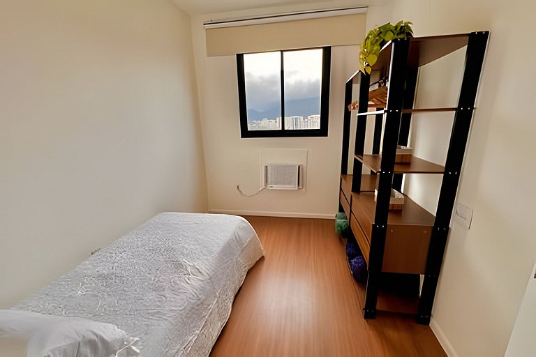 Living Sunset | Apt recém mobiliado | Próximo ao Rio Centro