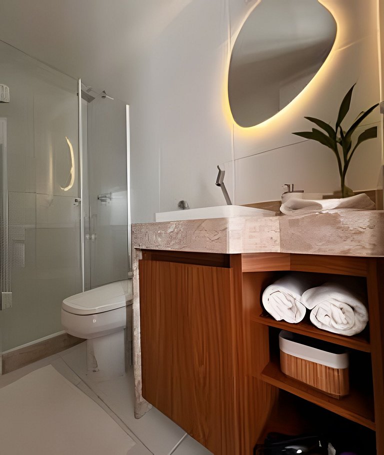 Living Sunset | Apt recém mobiliado | Próximo ao Rio Centro