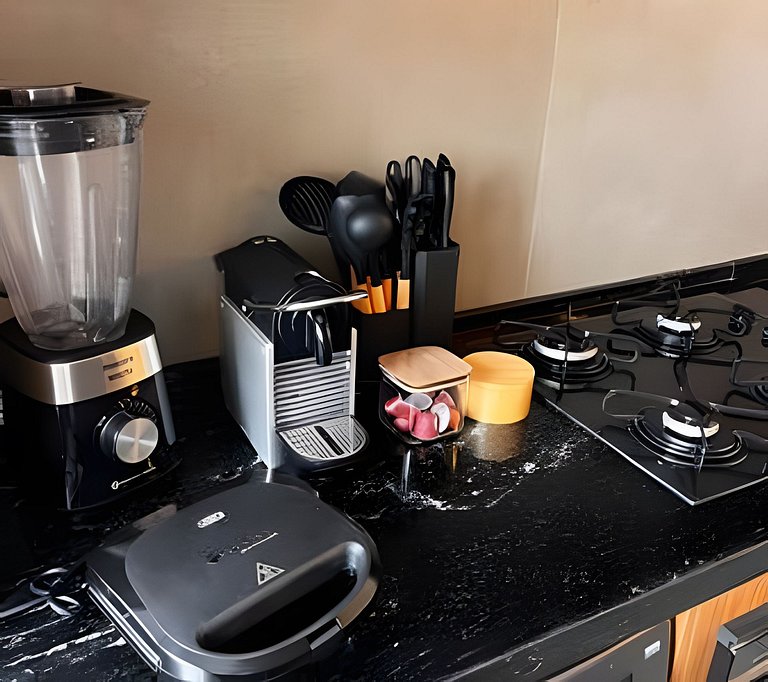 Living Sunset | Apt recém mobiliado | Próximo ao Rio Centro