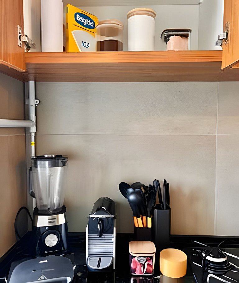 Living Sunset | Apt recém mobiliado | Próximo ao Rio Centro