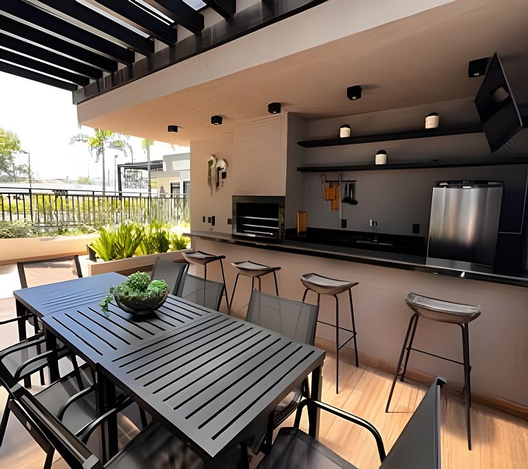 Living Sunset | Apt recém mobiliado | Próximo ao Rio Centro