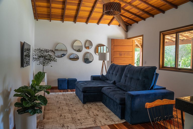 Casa Beira Rio | Piscina, churrasqueira e beach tennis.