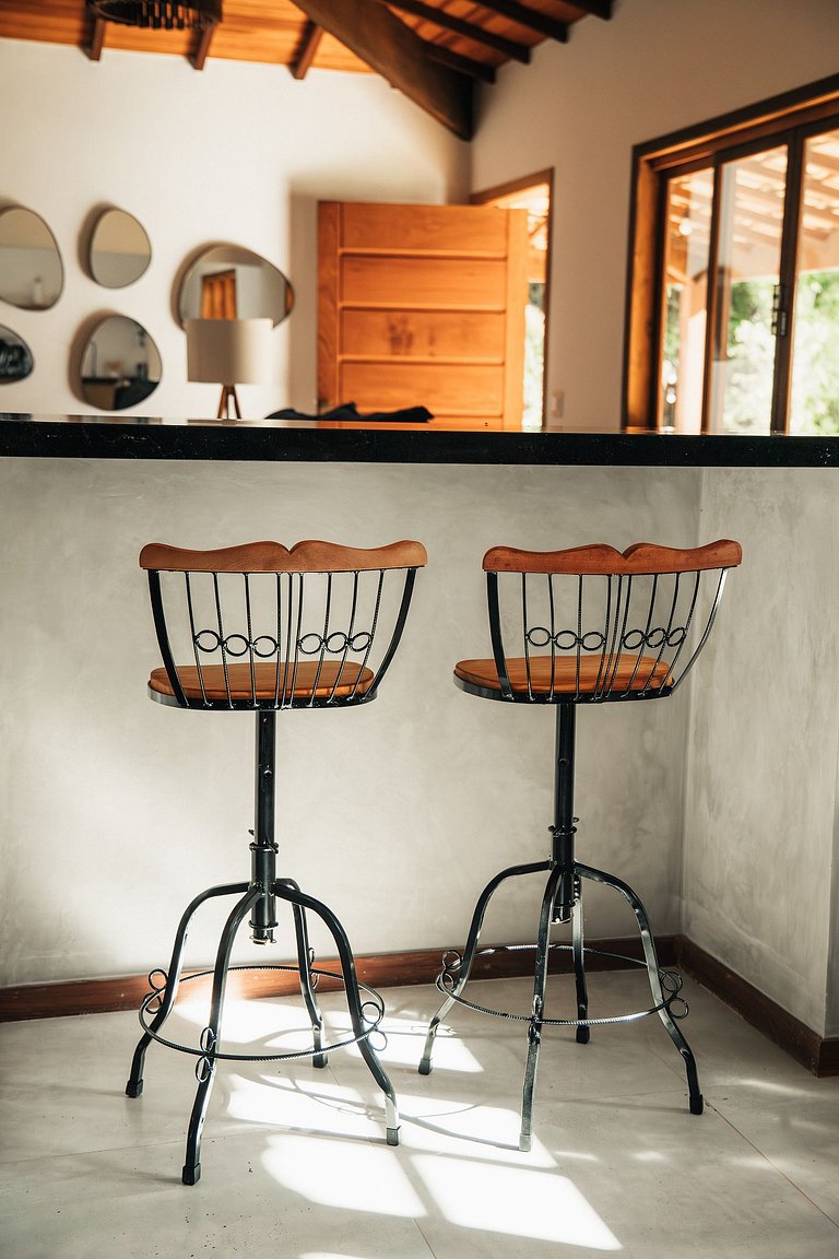 Casa Beira Rio | Piscina, churrasqueira e beach tennis.