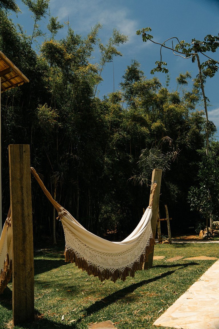 Casa Beira Rio | Piscina, churrasqueira e beach tennis.