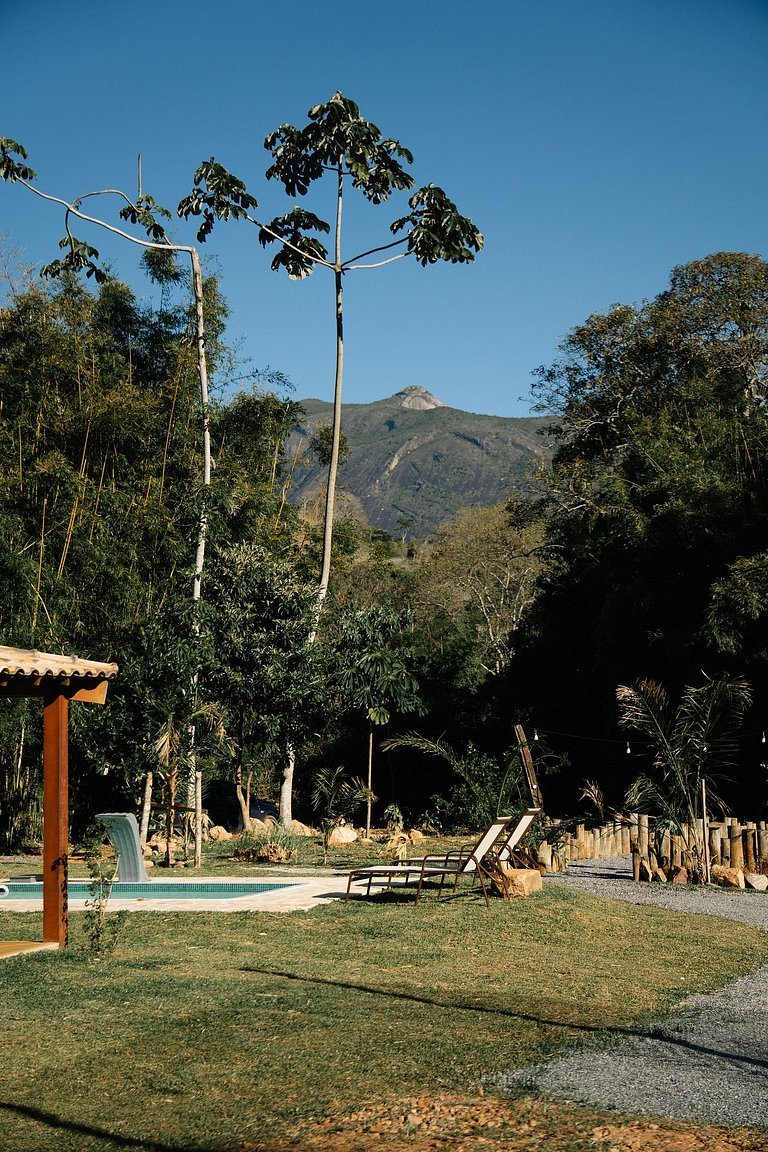 Casa Beira Rio | Piscina, churrasqueira e beach tennis.