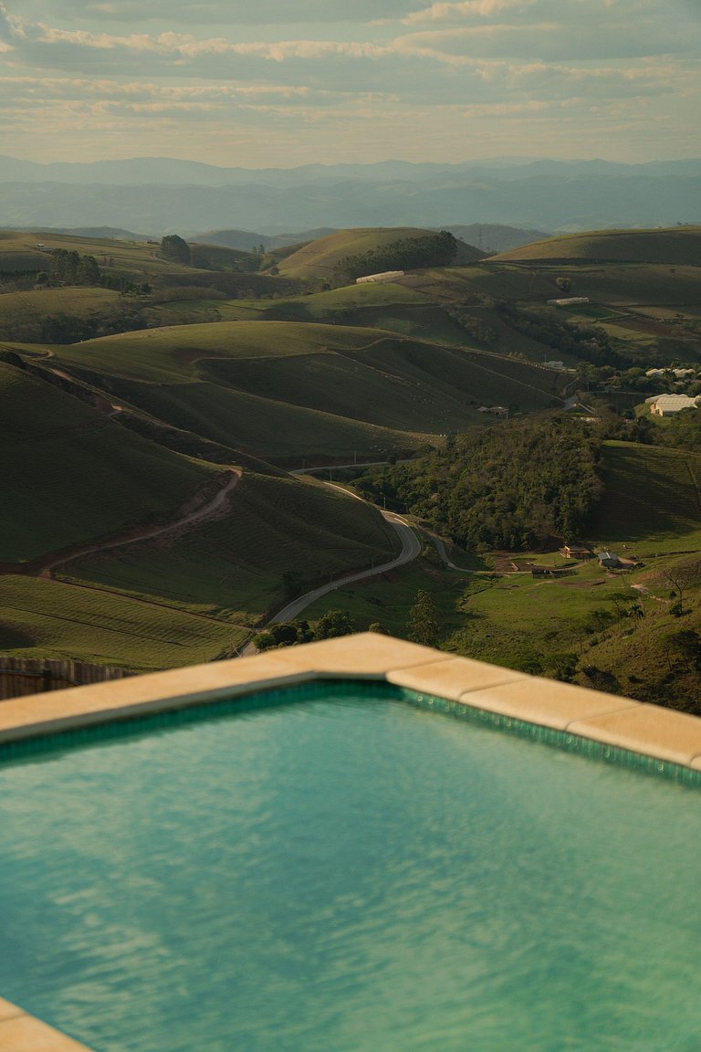 Casa Vista | Piscina com pôr do sol espetacular
