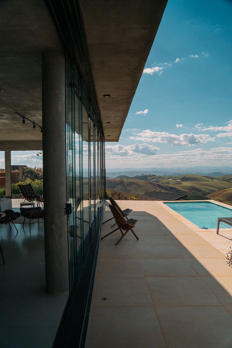 Casa Vista | Piscina com pôr do sol espetacular