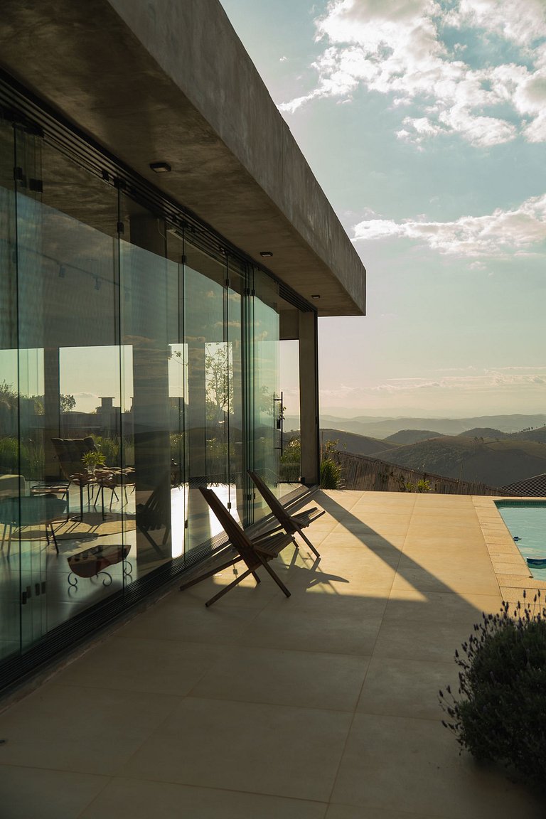 Casa Vista | Piscina com pôr do sol espetacular