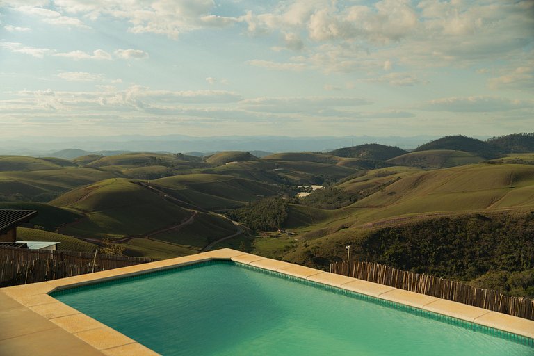 Casa Vista | Piscina com pôr do sol espetacular