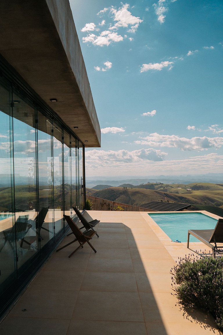 Casa Vista | Piscina com pôr do sol espetacular